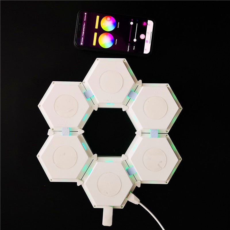 Luminária Hexagonal LED de Parede